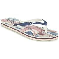 Pepe jeans RAKE women\'s Flip flops / Sandals (Shoes) in blue