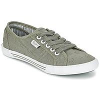 pepe jeans aberlady anglaise womens shoes trainers in green