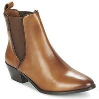 pepe jeans dina womens low ankle boots in brown