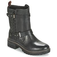 pepe jeans helen womens mid boots in black