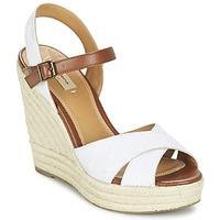 pepe jeans walker romantic womens sandals in white