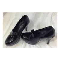 pedro garcia black patent platform shoes european size 35 pedro garcia ...
