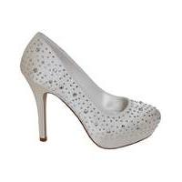 Perfect Crystal Encrusted Court Shoe