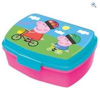 Peppa Pig Sandwich Box with Tray - Colour: PEPPA PIG