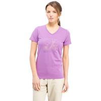 peter storm womens bike v neck t shirt purple purple