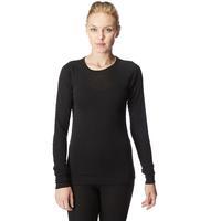 Peter Storm Women\'s Merino Crew Baselayer, Black