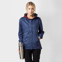 peter storm womens glide marl waterproof jacket navy