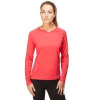 peter storm womens long sleeve tech tee pink