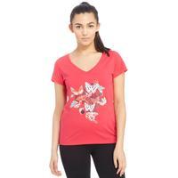 peter storm womens floral butterfly t shirt black black