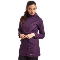 peter storm womens cyclone waterproof jacket purple