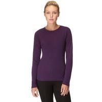 Peter Storm Women\'s Long Sleeve Thermal Crew Baselayer, Purple