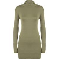 Pearl Long Sleeved Polo Top - Khaki