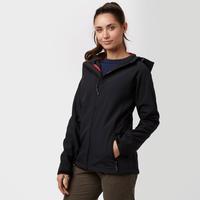 peter storm womens hooded softshell jacket black black