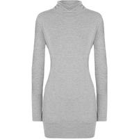 Pearl Long Sleeved Polo Top - Light Grey