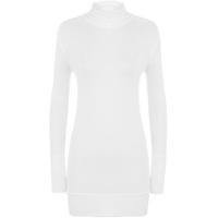 Pearl Long Sleeved Polo Top - White