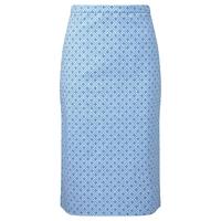 Pencil Skirt (Blue Mosaic Print / 20)