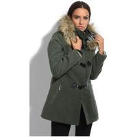 Pearly Blue Coat TOULON women\'s Coat in green