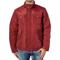 pepe jeans doudoune sutherland merlot pm40126 womens jacket in red
