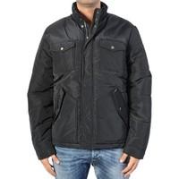pepe jeans doudoune sutherland black pm40126 womens jacket in black