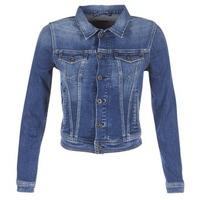 pepe jeans core womens denim jacket in blue