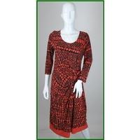 Per Una - Size: 14 - Red - Knee length dress