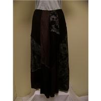 Per Una brown viscose skirt size 12r Per Una - Size: 12 - Brown - A-line skirt