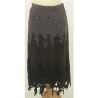 Peter Martin Size 10 Brown Patterned Skirt