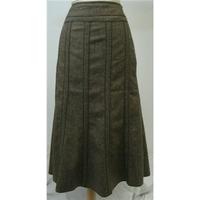 Per Una - Size: 12 - Brown - A-line skirt