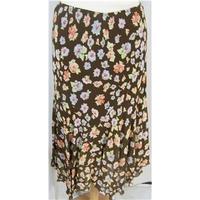 Per Una - Size 12r - Brown Mix - Calf length skirt