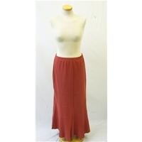 Peruvian Connection - Size: M - Red ochre Long Cotton skirt