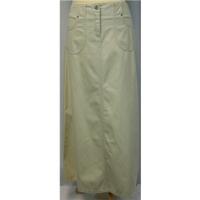 Per Una Size 8 Cream Long Skirt Per Una - Size: 8 - Cream / ivory - Long skirt