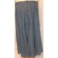 Per Una - Size: 10 - Blue - A-line skirt