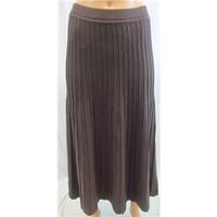 Per Una Size 8 Chocolate Brown Woolen Skirt