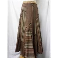 per una size 8 brown long skirt