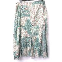 per una size 18 sea green long skirt