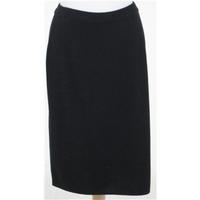 Peruvian Connection Size: M Black knitted wool skirt