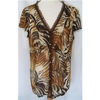 per una by ms size 16 brown top