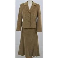 Per Una, size 10/12, brown cord skirt suit