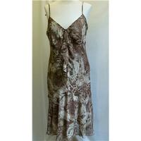 Per Una - Size: 14 - Brown - Sleeveless Dress