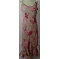 per una - Size: 14 - Pink/cream Long dress