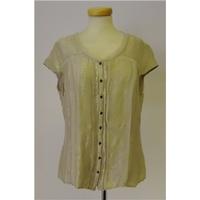 Per Una - Size 12 - Subtle gold - Blouse