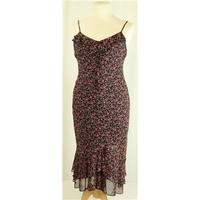 per una by marksspencer multi coloured sleeveless dress size 16r