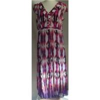 Per Una, Size 18, Multi-coloured Short Sleeved Dress