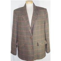 Peter James size 16 lambs wool tweed style jacket