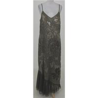 Per Una, size 14 bronze embellished dress