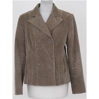 Per Una, size 10 light brown cord jacket