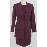 Pearce Fionda, size 10/12 plum floral dress & jacket