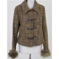 Per Una, size 12 light brown mix woven jacket