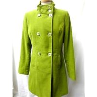 per una size 10 green smart jacket coat