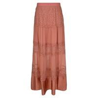 PERSEVERANCE LONDON Lace Panel Maxi Skirt